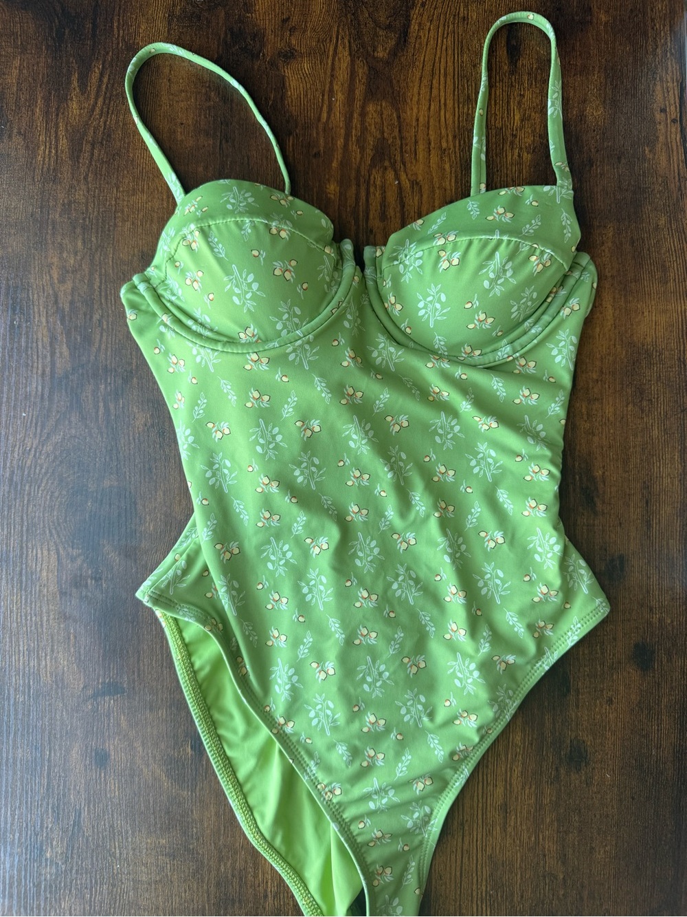 Dippin' Daisy's Green Floral One-Piece Swimsuit
